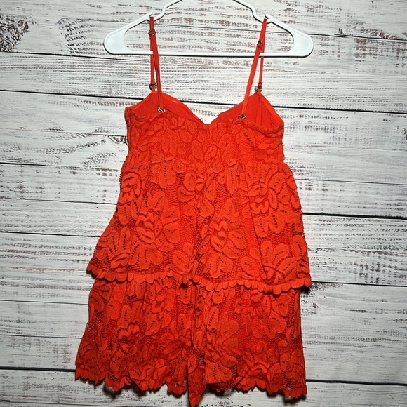 Anthropologie Maeve Strapless Lace Mini Dress Small - Picture 16 of 16